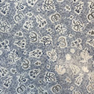 Vellen Cadeaupapier Blauw Fantasie 50x70cm