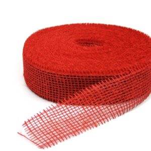 Juteband-Rood-5cm