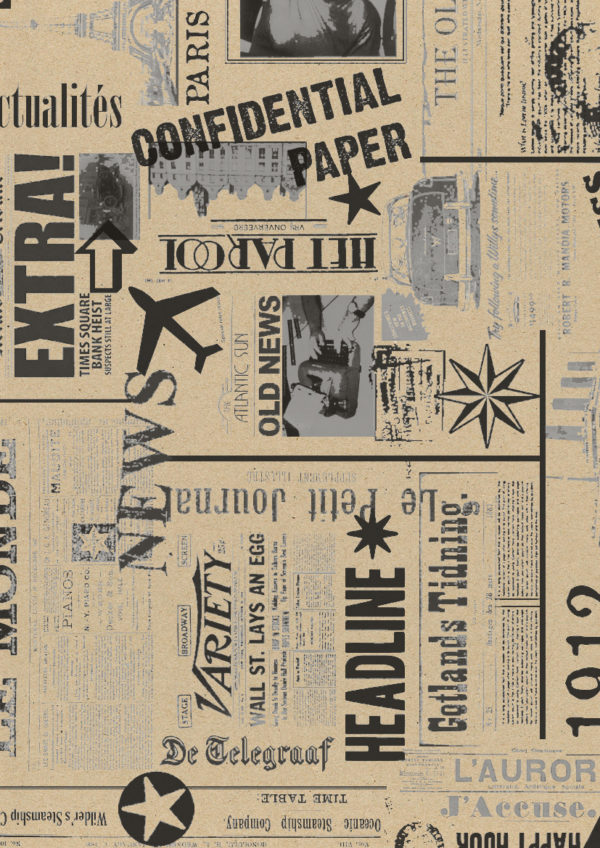 Cadeaupapier Krant Newspaper 101352-2