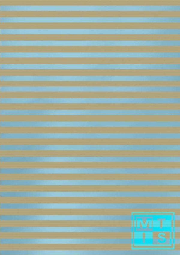 Inpakpapier metallic gestreept K401310-6 MTpapier