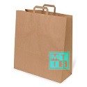 Kraft draagtas bruin 45x17x47 150 stuks MTpapier
