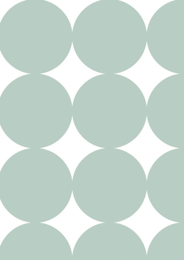 Cadeaupapier Grote Stippen Mint Groen