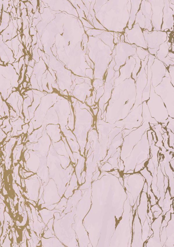 Marmer Roze Goud Cadeaupapier