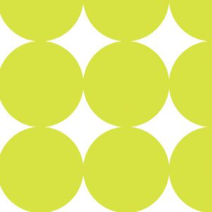 Cadeaupapier Grote Stippen Lime Groen