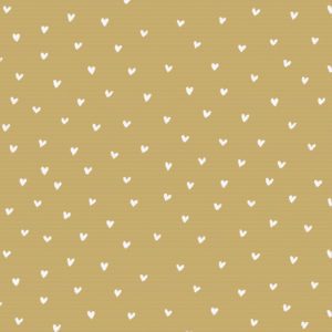 Inpakpapier met witte hartjes