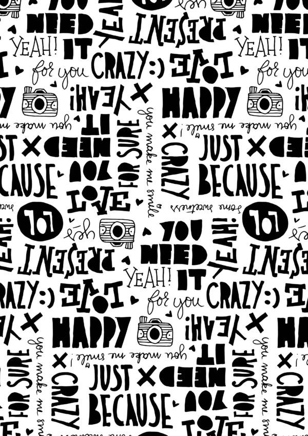 Cadeaupapier Just Because K601929