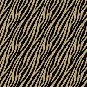 Cadeaupapier Zebra Bruin met Zwart