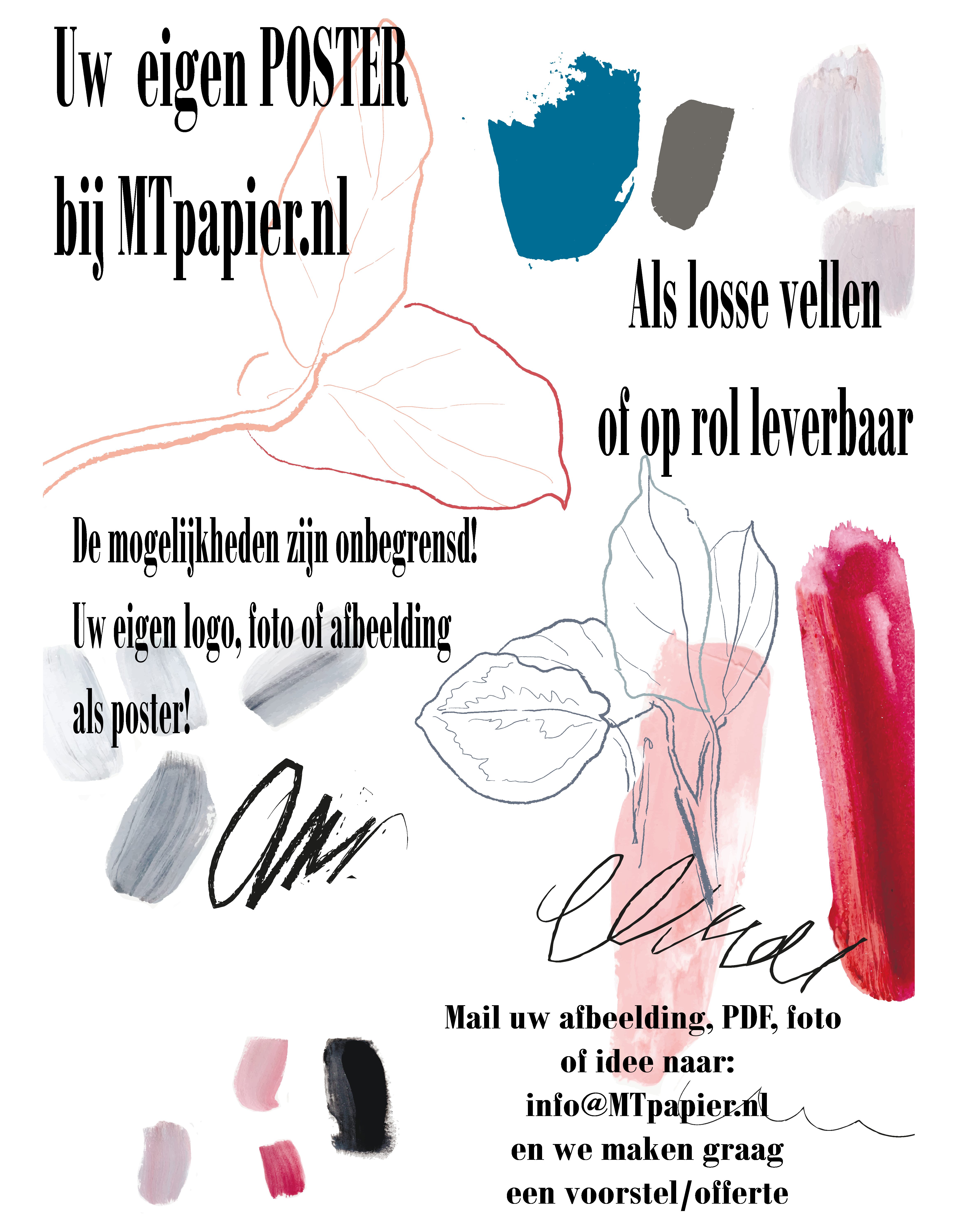 Poster met uw eigen ontwerp: 118,9 x 84,1cm A0