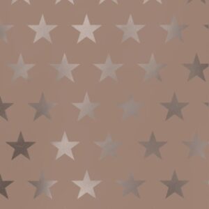 Inpakpapier Kerst Cadeaupapier Sterren Goud Rose