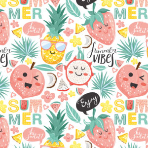Inpakpapier met Summer Vibes Motief