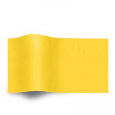 Geel Vloeipapier Zijdepapier op rol