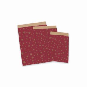 Cadeauzakjes Kerst Rood Goud