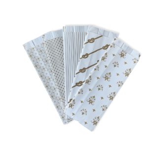 Bonbonzakjes Wit Goud Assorti