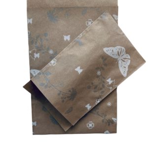 Kadozakjes Gerecycled Papier Vlinder Kraftpapier