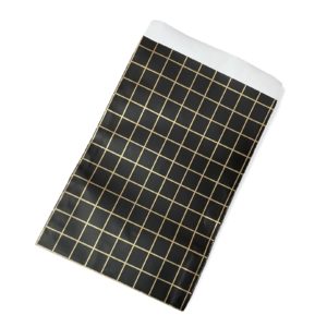 Zwart Goud geblokte Luxe Cadeauzakjes 200 stk