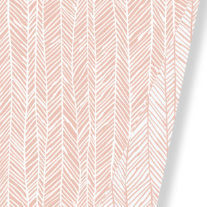 Inpakpapier Herringbone Oranje Tweezijdig