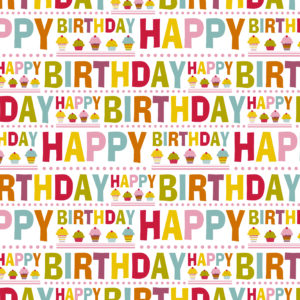 Verjaardag Cadeaupapier Happy Birthday