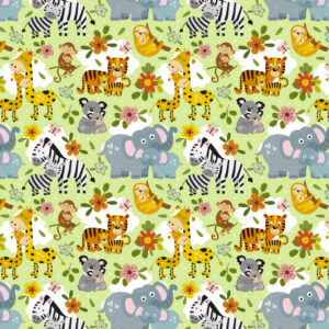 Kinder Inpakpapier Dieren Safari