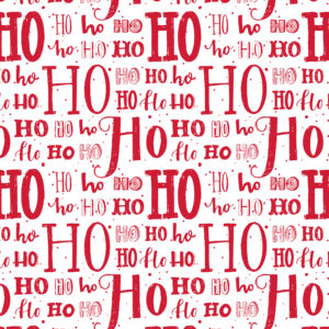 Kerst Kadopapier Hohoho Rood