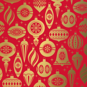 Kerst Inpakpapier Xmas Deco Rood