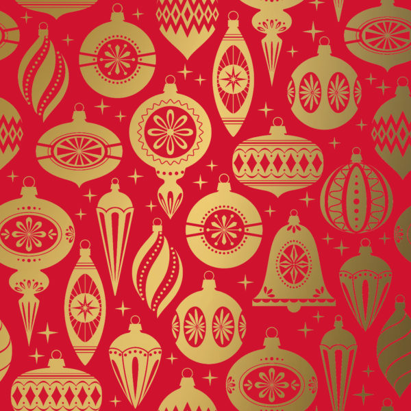 Kerst Inpakpapier Xmas Deco Rood