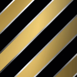 Zwart Goud Inpakpapier Diagonale Strepen