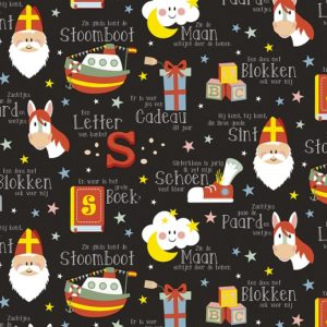 Inpakpapier Sinterklaas Sint Lyrics Goud
