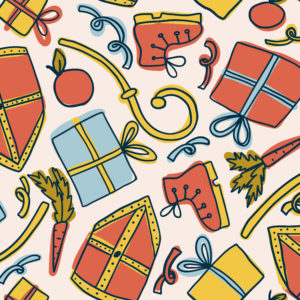 Sinterklaas Kadopapier Pakjesavond 5 Dec
