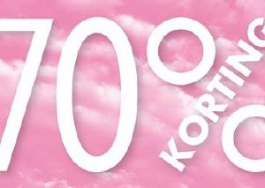 Raambiljet Korting 70 procent
