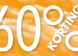 Raambiljet Korting 60 procent