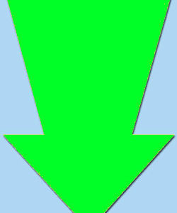 Pijl Fluor Groen (50st)