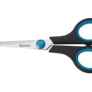 Schaar Westcott Easy Grip 13cm RVS, soft grip