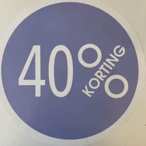 Raambiljet 40% korting Cirkel 48 cm