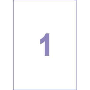 Etiket ILK Kangaro 210x297mm doos 25 vel 1 etiket per vel