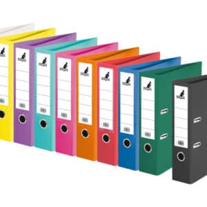 Ordner Kangaro A4 75mm 2 rings 10 stuks assorti kleuren