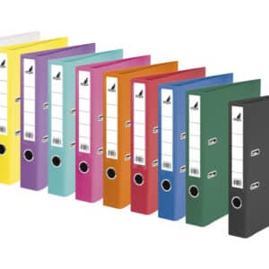 Ordner Kangaro A4 50mm 2 rings 10 stuks assorti kleuren