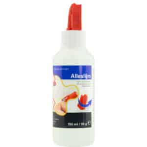 Alleslijm Kangaro 100 ml PVAc fles met lijmspatel rood