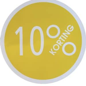 Raambiljet 10% korting Cirkel 48 cm