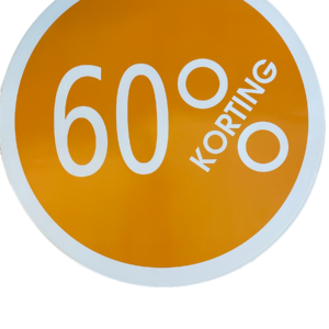 Raambiljet 60% korting Cirkel 48 cm