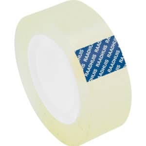 Plakband Raadhuis transparant 19mmx33m tbv B1 afrolapparaat