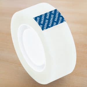 Plakband Raadhuis invisible 19mmx33m 10 stuks