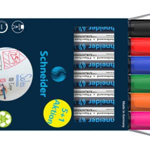 Boardmarker Schneider Maxx 290 assorti doos a 5+1 gratis