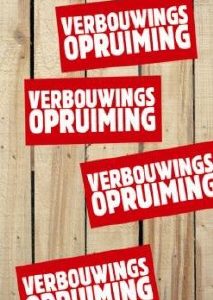Raambiljet Verbouwingsopruiming