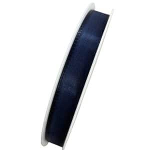 Taftband Stofband Donkerblauw 15mm