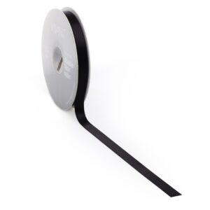 Taftband Stofband Zwart 10mm 100mtr