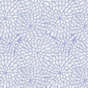 Inpakpapier Bloemen Blauw