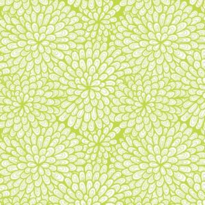 Inpakpapier Bloemen Groen