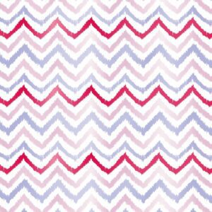Inpakpapier Zig Zag Rood Blauw