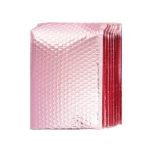 Luchtkussen envelop Roze Metallic