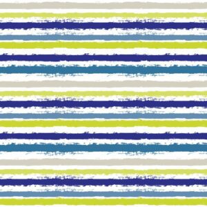 inpakpapier strepen Blauw Groen